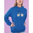 thumbnail image 2 of Daisy Bicycle Ride Hoodie Women -Image by Shutterstock, Female x-Large, 2 of 4