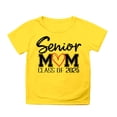 thumbnail image 4 of Chemises Filles Garçon Fille Mode Décontractée Imprimé Col Rond Manches Courtes T-Shirt Haut Filles Hauts Jaune 11 Ans-12 Ans, 4 of 4