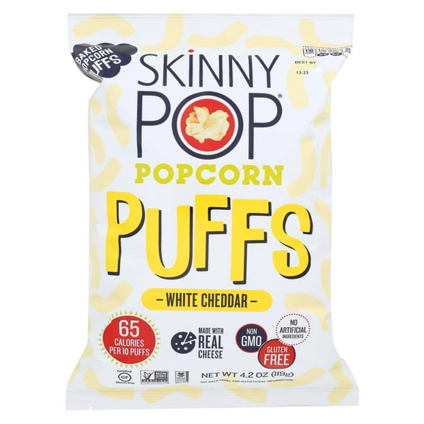 (Price/case)Skinnypop Popcorn Pcorn Puffs White Cheddar Case of