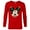 New Red, variant on Disney Mickey Mouse Christmas Tree Holiday Headband - Long Sleeve T-Shirt for Men - Customized-Athletic Heather
