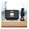thumbnail image 6 of BLUE Microphones Yeti Blackout USB Microphone with Knox Gear Stand, Studio Headphones and Pop Filter, 6 of 17