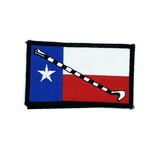 Texas Tailhook Flag Patch – With Hook and Loop 2.25” x 3.75”