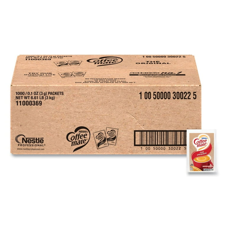 Powdered Creamer Packets, Original, 0.1 oz Packet, 1,000/Carton Powdered Creamer Packets, Original, 0.1 oz Packet, 1,000/Carton