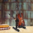 thumbnail image 4 of Mini Violin Model, Practical Mini Musical Instrument, Elegant With Stand Case Beautiful For Desktop Decoration Birthday Festival Gifts Office Home, 4 of 8