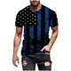 thumbnail image 1 of Hombres Casual cuello redondo Popular 3D bandera digital impresión pulóver Fitness deportes pantalones cortos mangas camiseta blusa Pompotops  oipoqjl32975, 1 of 4