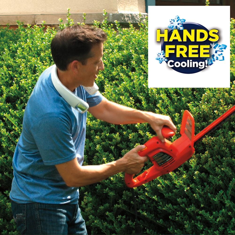 Arctic Air Freedom Portable Personal Air Cooler Arctic Air Freedom Neck Fan Small Cooler Hands Free Cooling Cordless Usb Cooler 3 Fan Speeds Neck Air Cooler Wearable Personal Air Cooler Walmart Com