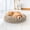 Beige, variant on Muddy Mat® Cloud K-9 Bed for Dogs & Cats, Soft & Relaxing Round Dog Bed, Chenille Material, Removable Cover, Washable & Dryer Safe–Grey Large(40'x40')