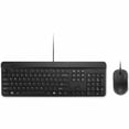 thumbnail image 3 of Simple Solutions KM201 Wired Desktop Set -TAA - USB Type A Cable Keyboard - 104 Key - Black - USB Type A Cable Mouse - Optical - 1600 dpi - 3 Button - Scroll Wheel - Black - Symmetrical - Compatibl..., 3 of 5