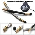 thumbnail image 5 of 1PCS-2 Styles Extension Wheel Tyre Valve Tire Stainless Steel Tube Tool Nozzle Adapter Pump Wheels Bicycle Accessories ,Solid Connection, 5 of 7