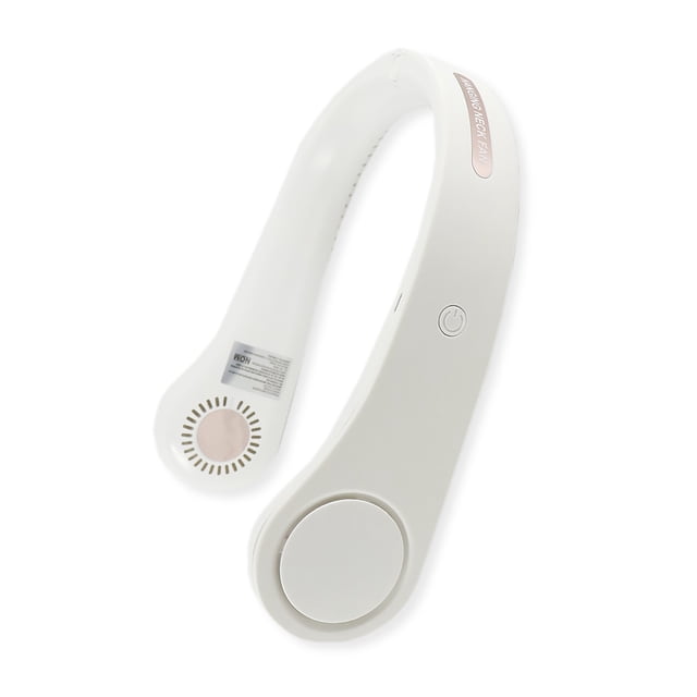 Ventilador de Cuello Portátil,360° con Enfriamiento,3 Velocidades,Rosa,Blanco,Regalo Ideal para Hombre, Mujer,Niños y Niñas,para temporada de calor o espacios reducidos para cualquier lado