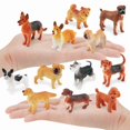 thumbnail image 2 of Juego de figuras de perro en miniatura, 12 unidades, diseño realista de cachorro de plástico, 2 of 2