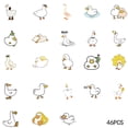 thumbnail image 4 of Pegatinas de dibujos animados de abeja, pingüinos y monos, calcomanías decorativas para diario, botella de agua, cuaderno, juguete, papelería, bricolaje, 46 piezas（ENE231221, 4 of 5