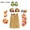 Brown, variant on 1 Set 60cm Adult Party Hawaii Dress Hula Grass Skirt