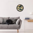thumbnail image 6 of Whale 9.8 Inch Silent Round Wall Clock - Battery Operated Digital Clock for Bedroom Living Room Kitchen Bathroom Decoration, 6 of 6