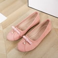 thumbnail image 6 of Xiaoxatg Stylish Women's Casual Shoes With Elegant Bow Design Ideal For Everyday Wear Comfortably Pairing With Jeans In All Seasons 7.5 Pink, 6 of 9