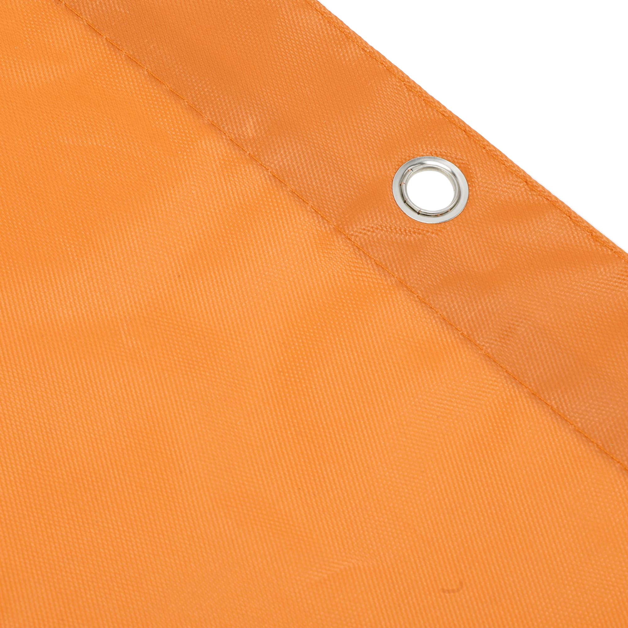Unique Bargains Pencil Case for 3 Ring Binder, Double Layer, Smooth Zipper Orange