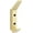 Brushed Gold, variant on National Hardware N337-919 Reed Geometric Hook, 4-3/4", Satin Nickel