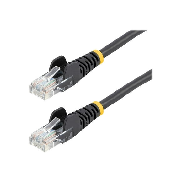 StarTech.com 5m Black Cat5e / Cat 5 Snagless Patch Cable 5 m - Patch cable - RJ-45 (M) to RJ-45 (M) - 16.4 ft - UTP - CAT 5e - snagless - black