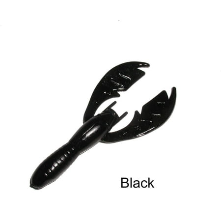 Netbait Fishing Lure N35001 Baby Paca Craw 4 Black Floating 9 Per Pack