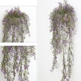 thumbnail image 4 of Fondo de pared artificial Flores colgantes sweethay Morado largo 120CM, 4 of 8