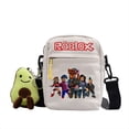 thumbnail image 4 of Roblox bolso de hombro periférico de juego, bolsa de lona oblicua de dibujos animados, bolsa cuadrada pequeña para estudiantes, regalo de cumpleaños para niñas y niños, 4 of 4
