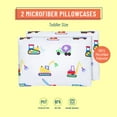 thumbnail image 2 of Wildkin Kids 2 pack Toddler Pillowcases (Under Construction), 2 of 5