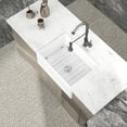thumbnail image 2 of Logmey 24inch White Ceramic Kitchen Sink Apron Front Single Bowl with Grid and Strainer, 2 of 8