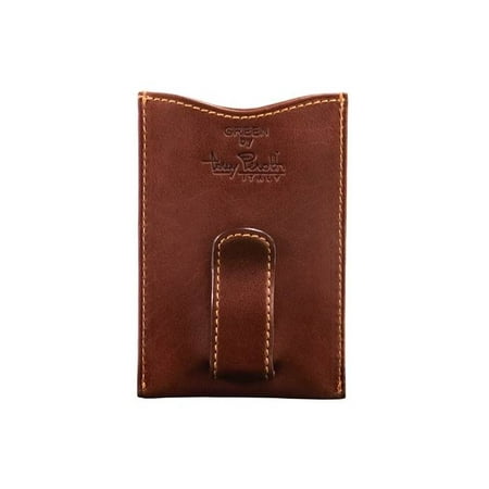 Prima Executive Money Clip with Credit Card Slots (Cognac)