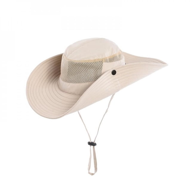 Promotions! 1PC Hommes Chapeaux de Soleil Seau Chapeau à Rabat Respirant en Plein Air Chapeau à Large Bord pour la Randonnée de Camping