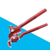 HONMEET Heavy Duty Manual Tube Bender Red - Pipe Bending Tool for Plumbing, Automotive, and Projects