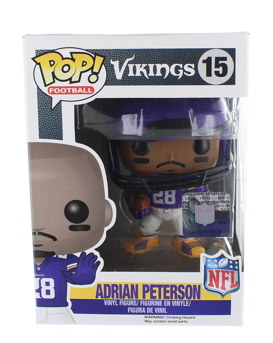 Funko Pop! NFL Wave 1 Vinyl Figure, Adrian Peterson