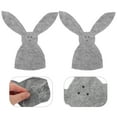 thumbnail image 4 of HONITANO Bunny Small Treats Bag Grey Fabric 4Pcs 7.1x7.1x0.08In, 4 of 11