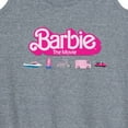 thumbnail image 3 of Barbie the Movie - Barbie Transportaion Vehicles - Women's Racerback Tank Top, 3 of 5