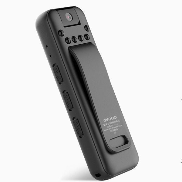Cámara HD con bolígrafo de grabación de 1080p con clip trasero para conferencias, lente giratoria especial, cámara con reducción de ruido, gran capacidad