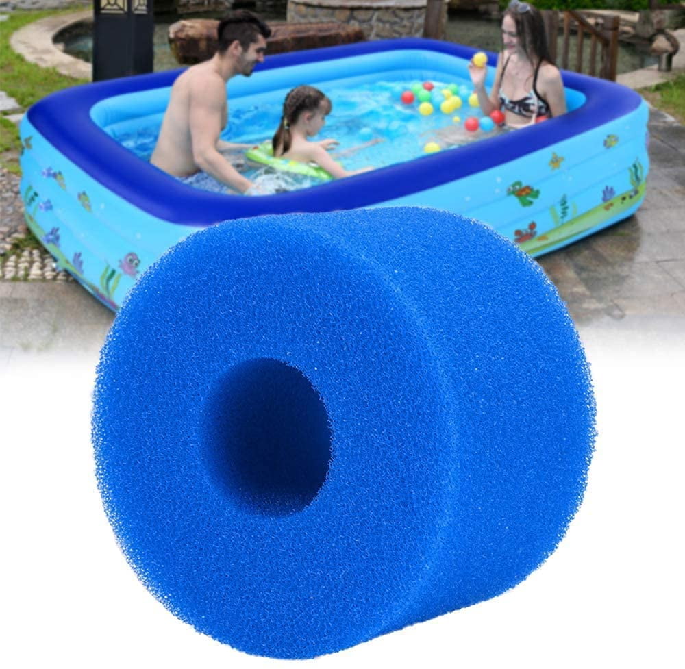 Details about   3Pcs Reusable Foam Hot Tub Filter Cartridge Pure Spa Pool Blue Fit For Intex S1 