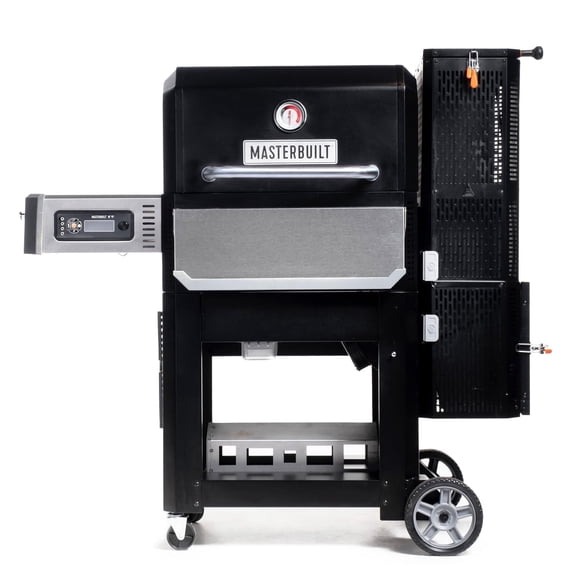 Masterbuilt® Gravity Series® 800 Smoker Grill - Charcoal Grill plus Griddle Insert, Digital Control, App Connectivity, 800 Cooking Square Inches in Black, Model MB20040221