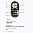 thumbnail image 2 of Mistaha Lumière de Scène Colorée pour Fête avec Contrôle Sonore et Télécommande - Modèle en Plastique USB - 17 LEDs (Rouge 7+ Vert 5+ Bleu 5) - Modes Autopropulsés/strobe - 10W - 100V-240V - 5V-1A - Effet Changeant de Couleur -, 2 of 6