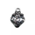 thumbnail image 2 of HOOUN 100 Pcs Tibetan Silver Strawberry Charms Pendant 15X11MM DIY Making C15162, 2 of 3