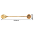 thumbnail image 2 of unbranded 4Ud Cucharas Para Y En Acero Inoxidable Con Dorado, 2 of 8