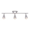 thumbnail image 2 of WAC Lighting Solo 3-Light LED Energy Star Aluminum Fixed Rail in Brushed Nickel, 2 of 4