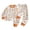 Sleepwear216-Orange, variant on UAYOTSE Toddler Casual Pajama Outfit 3 6 12 18 24 Months 3T 4T 5T 6T Orange Dot Crew Neck Long Sleeve Top and Matching Sleep Pants