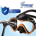 thumbnail image 2 of Set de esnórquel Seavenger Aviator Dry Top con aleta Trek Gris/Transparente, 2 of 6