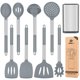 thumbnail image 1 of Juego de utensilios de cocina Bundlepro de silicona, 8 piezas con juego de acero inoxidable, 1 of 6