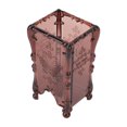 thumbnail image 4 of Dekaim - Soporte para Almohadilla de algodón, Caja de Almacenamiento, contenedor, Mariposa, Rosa, Flor con Funda para el hogar(Café), 4 of 5