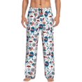 thumbnail image 1 of Balery Fourth Of July Party Pantalones de pijama para hombre, pijama ultraligero, pantalón de descanso-3X-Large, 1 of 6