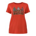 thumbnail image 5 of Holiday Time Women's Merry Tree Trio Christmas Graphic Tee, Sizes S-3XL, 5 of 5