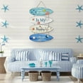 thumbnail image 4 of Hangs Wall YearsSummer Ocean Style Colorful Sunshine Patterns Wood Material Decorative Hanging Piece For Living Room Bedroom Outdoor Spaces, 4 of 6