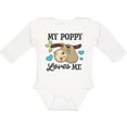 thumbnail image 3 of Inktastic My Poppy Loves Me with Sloth and Hearts Boys or Girls Long Sleeve Baby Bodysuit, 3 of 5
