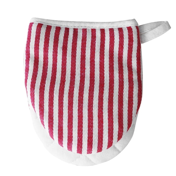 Guantes Para Barbacoa, Patrón De Rayas De Algodón Grueso, Guantes Duraderos Para Horno De Microondas, Sensación Cómoda Para El Hogar Para Hornos