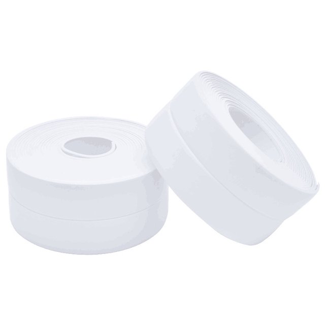 Cinta impermeable a prueba de moho para cocina y baño, junta de cocina, costura de belleza, tira impermeable a prueba de humedad, línea de esquina para hueco de inodoro de baño